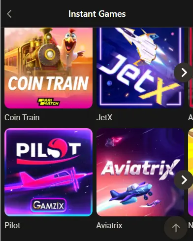 Instant Win Games Parimatch