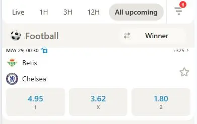 Parimatch mobile app football betting