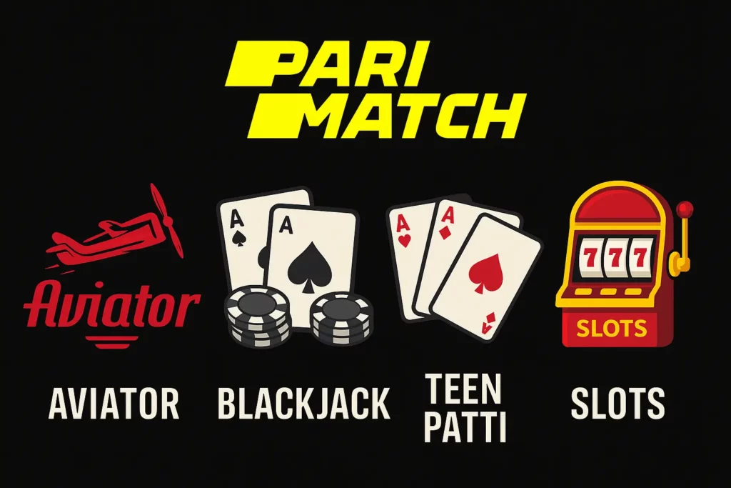 Parimatch app casino games