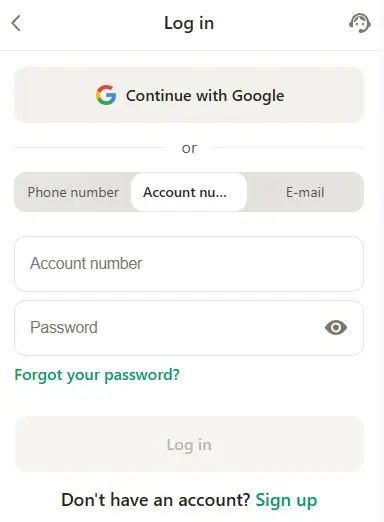 Parimatch app signup login