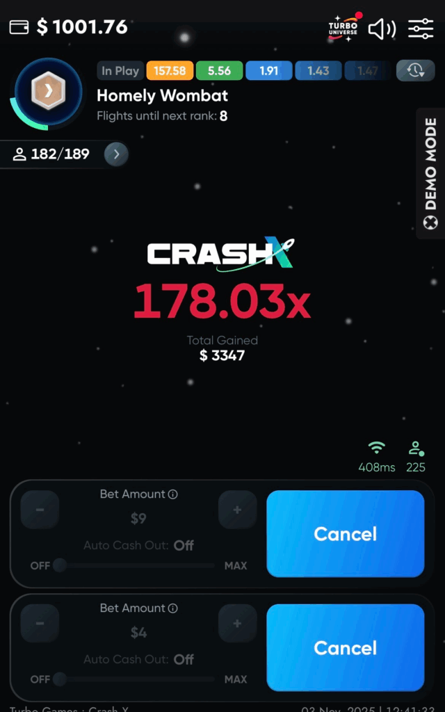 Play CrashX demo free