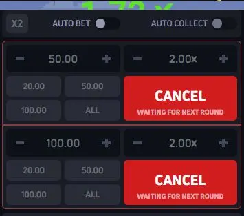 JetX Crash game betting